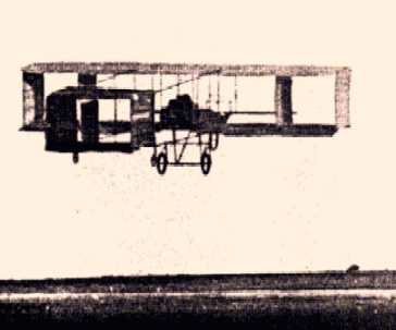 Biplano Voisin usado por Ponzelli y Brgi en 1910.